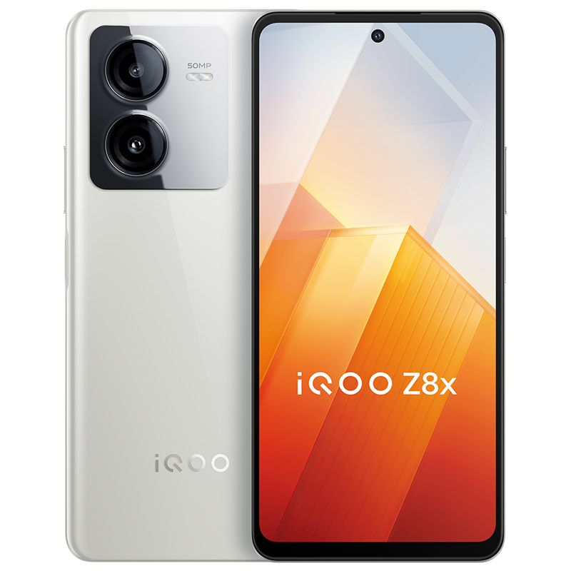 拼多多百亿补贴：vivo iQOO Z8x新品智能5G游戏拍照长续航手机z8x手机 月瓷白 12