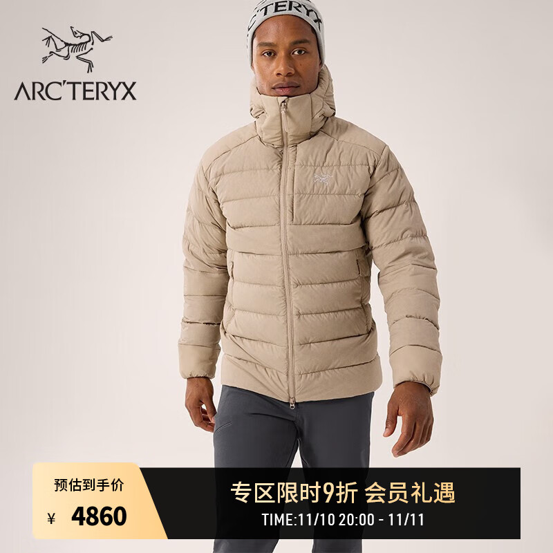 ARC'TERYX 始祖鸟 ARC’TERYX始祖鸟 THORIUM HOODY 保暖 男子 连帽羽绒服 浩渺灰 L 486