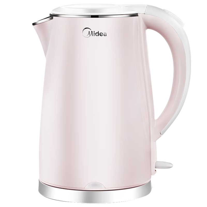 PLUS会员：Midea 美的 WHJ1705b 电水壶 1.7L 50.98元包邮