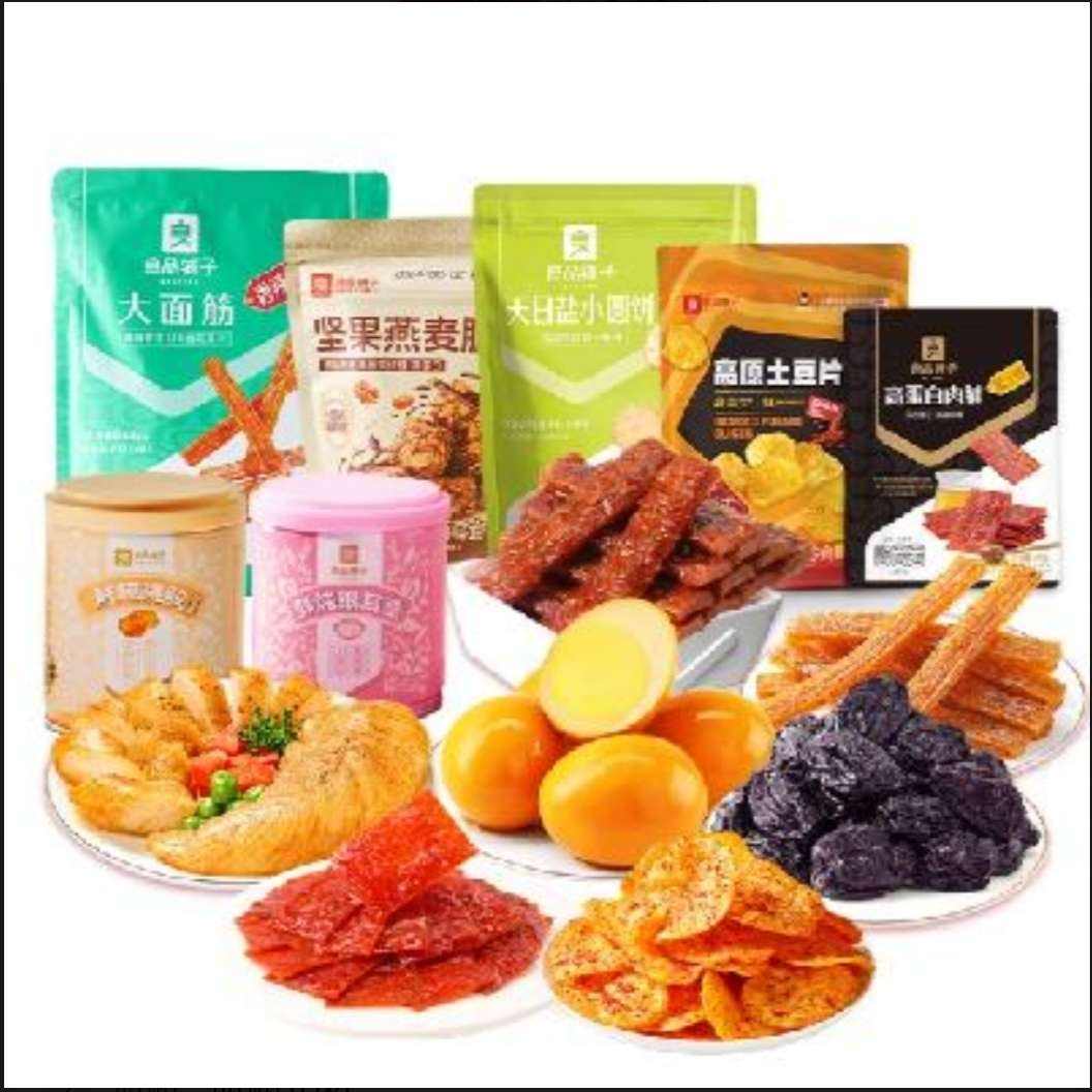 良品铺子 零食肉类专区 任选 × 20件 56.8元（需领券，合2.84元/件）