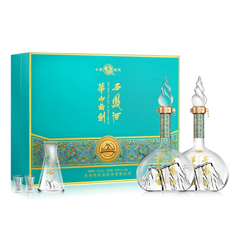 西凤酒 华山论剑 勇智敏仁 52度 凤香型白酒 500ml*2瓶礼盒 305.5元 - 清风线报