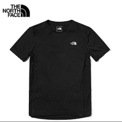 PLUS：THE NORTH FACE 北面 速干T恤短袖男棉感吸湿排汗夏季户外半袖 JK3/黑色 S/16