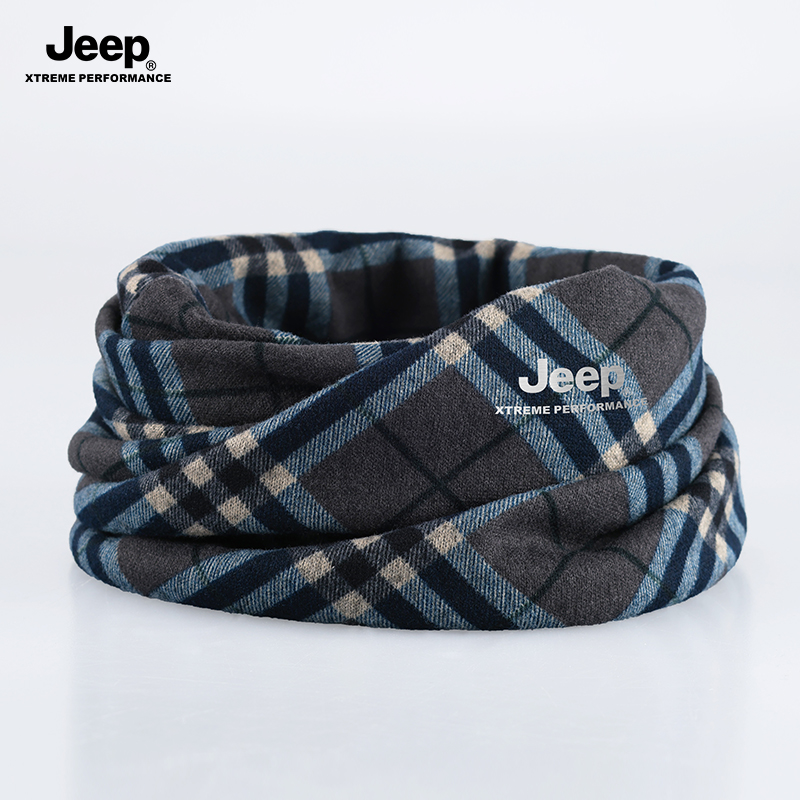 Jeep 男士围脖护颈两用围巾 0844 39元