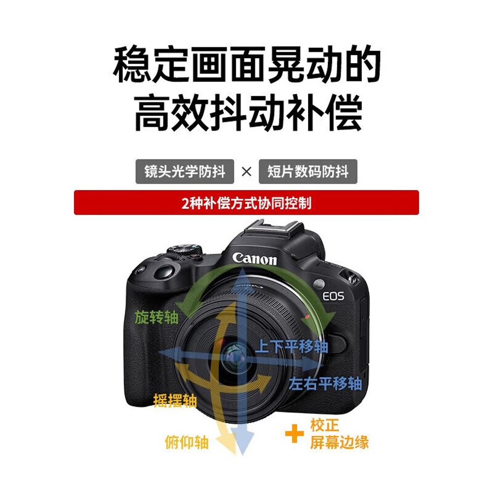 Canon 佳能 EOS R50 18-45微单高清数码vlog相机r50 4976.1元