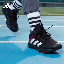 adidas 阿迪达斯 OWNTHEGAME 2.0团队款实战运动篮球鞋男子阿迪达斯官方 黑/红/银