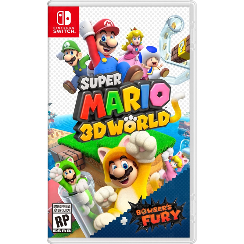 PLUS会员：Nintendo 任天堂 Switch NS游戏卡带《超级马力欧3D世界+狂怒世界》中文 224.55元（需用券）