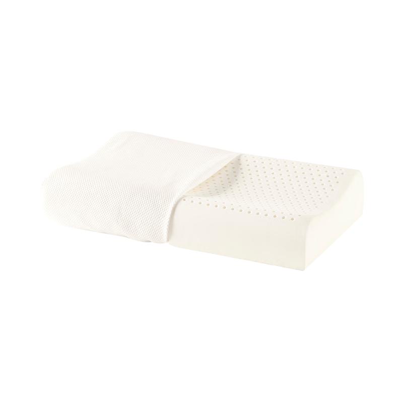 网易严选 泰国原液进口 93%天然乳胶枕 中枕59*39*8/10cm 65.36元