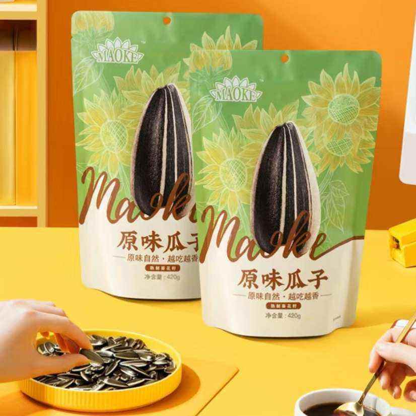 洽洽 毛嗑瓜子 420g*2袋 8元