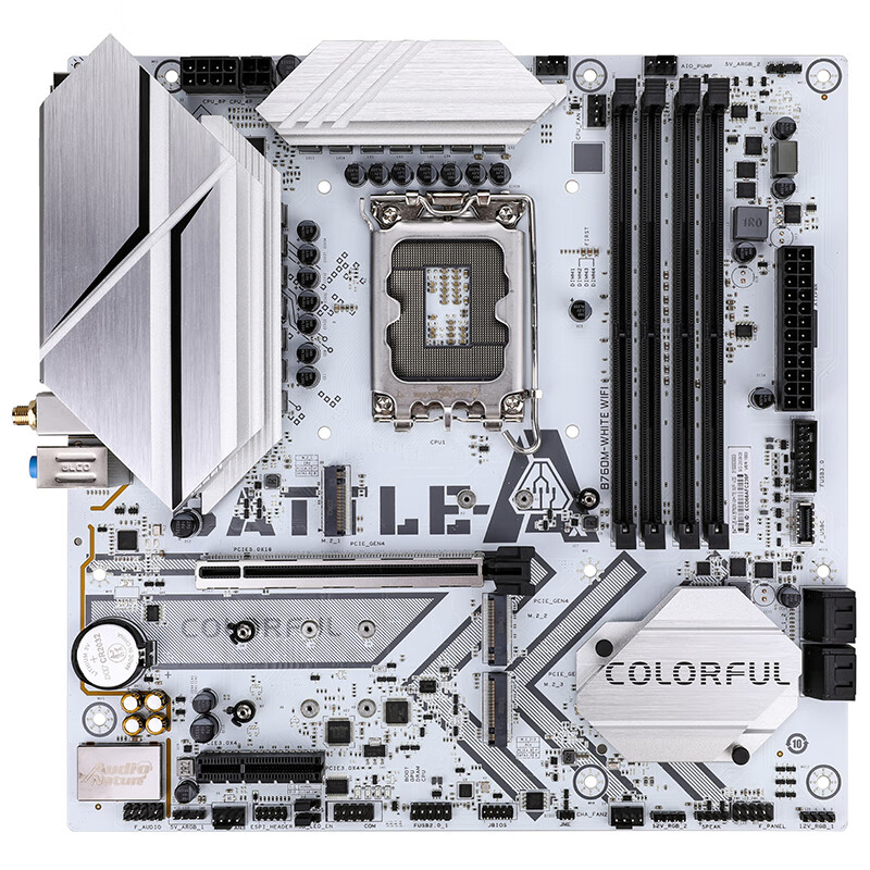 七彩虹 COLORFUL BATTLE-AX B760M-WHITE WIFI V20 M-ATX主板（INTEL LGA1700、B760） 719元