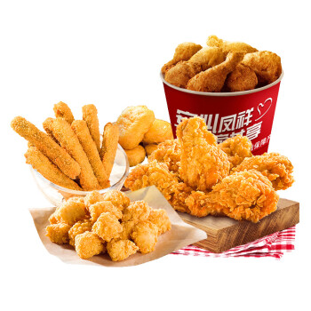 凤祥食品 炸鸡家庭桶 1.9kg 39.49元（需买3件，共118.48元）