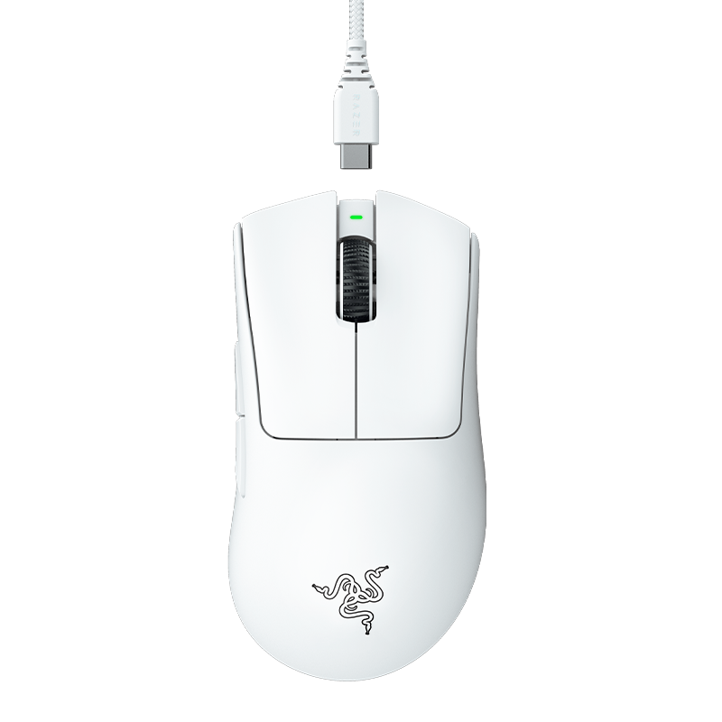 再降价、PLUS会员：RAZER 雷蛇 V3 专业版 2.4G双模无线鼠标 30000DPI RGB 白色 617.45