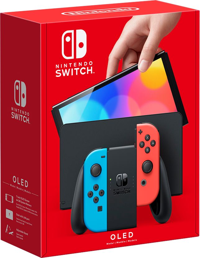 PLUS会员：Nintendo 任天堂 日版 Switch OLED 游戏主机 红蓝色 1801.55元（需用券）