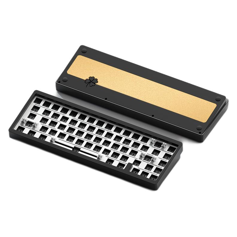 20点开始、新品发售：WEIKAV 维咖 lucky65 三模机械键盘 铝坨坨 65配列 套件 无