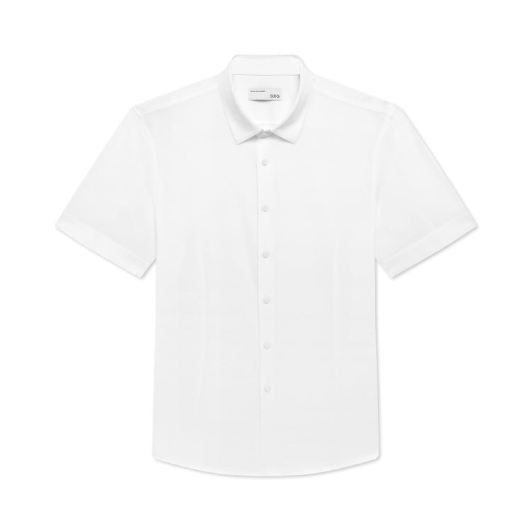 限尺码：GXG 都市通勤系列 夏季热卖休闲商务男士免烫短袖衬衫 96元包邮
