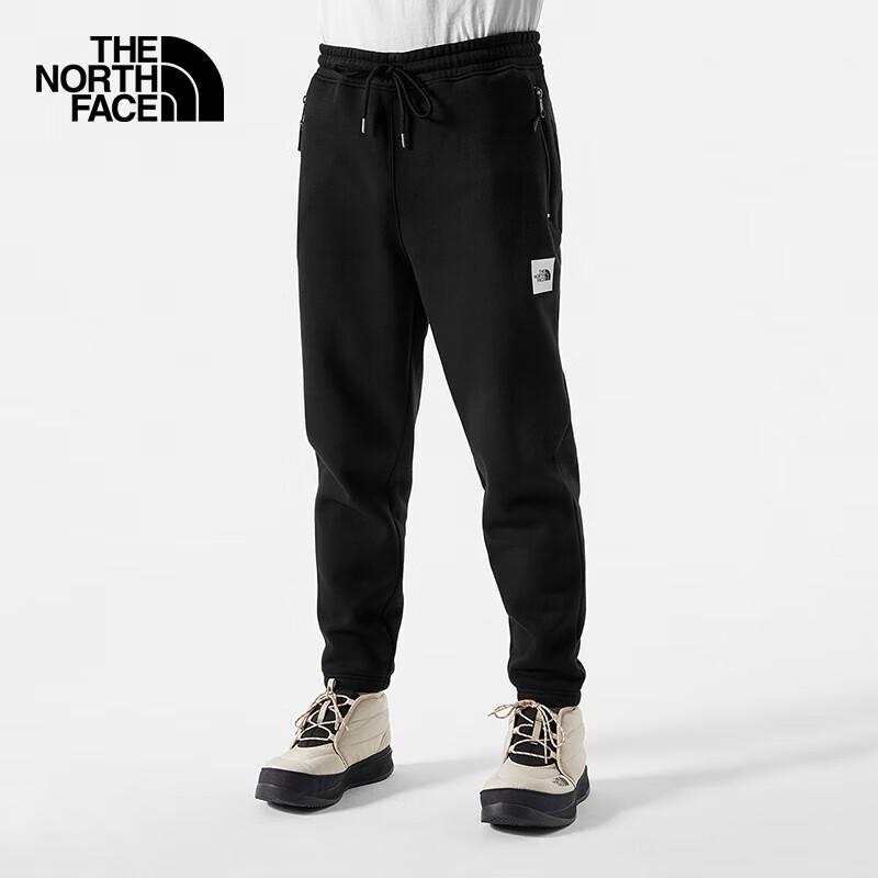 THE NORTH FACE 北面 休闲长裤男户外针织加绒保暖运动裤卫裤 86Q4 JK3 L/175/84A 358