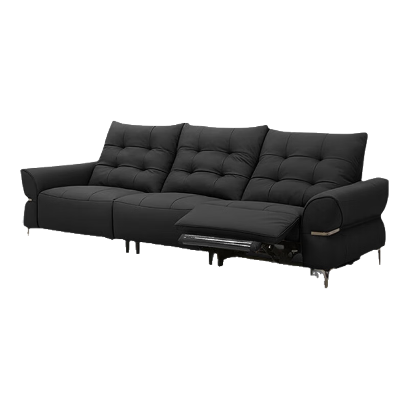 乐至宝 零靠墙 电动功能沙发 曜石黑-2.77米-大-三人左电动 3人/三人 10549元（