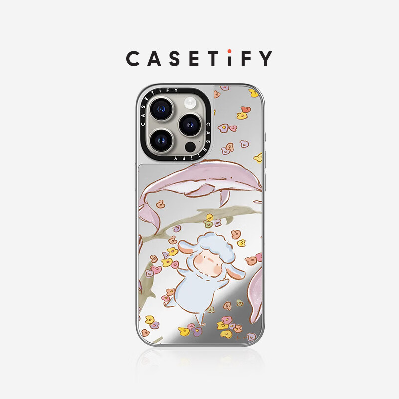 CASETiFY 大鱼海羊 适用于iPhone15/14/Pro/Max手机壳 镜面银框Magsafe iPhone 15 Pro Max 45