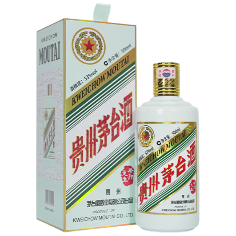 MOUTAI/茅台 兔年生肖 53° 酱香型 1瓶 500ml 2325.51元