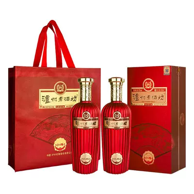 泸州老酒坊 红耀 52度浓香型白酒500ml*2瓶 189元+10元淘金币(需领券)