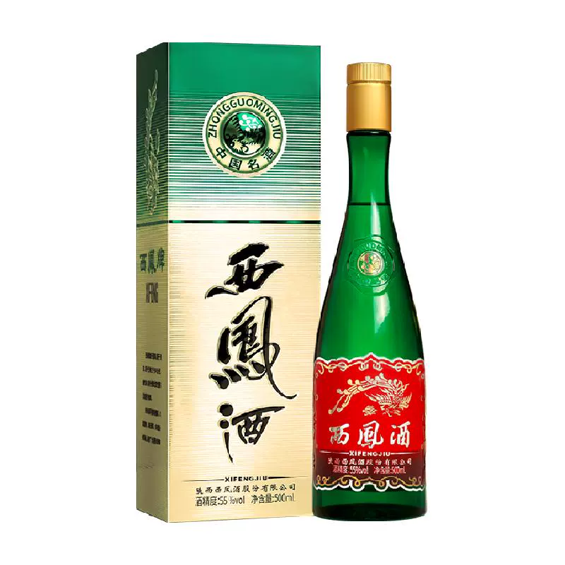 西凤酒 55度 凤香型 500ml 单瓶装 ￥109.3