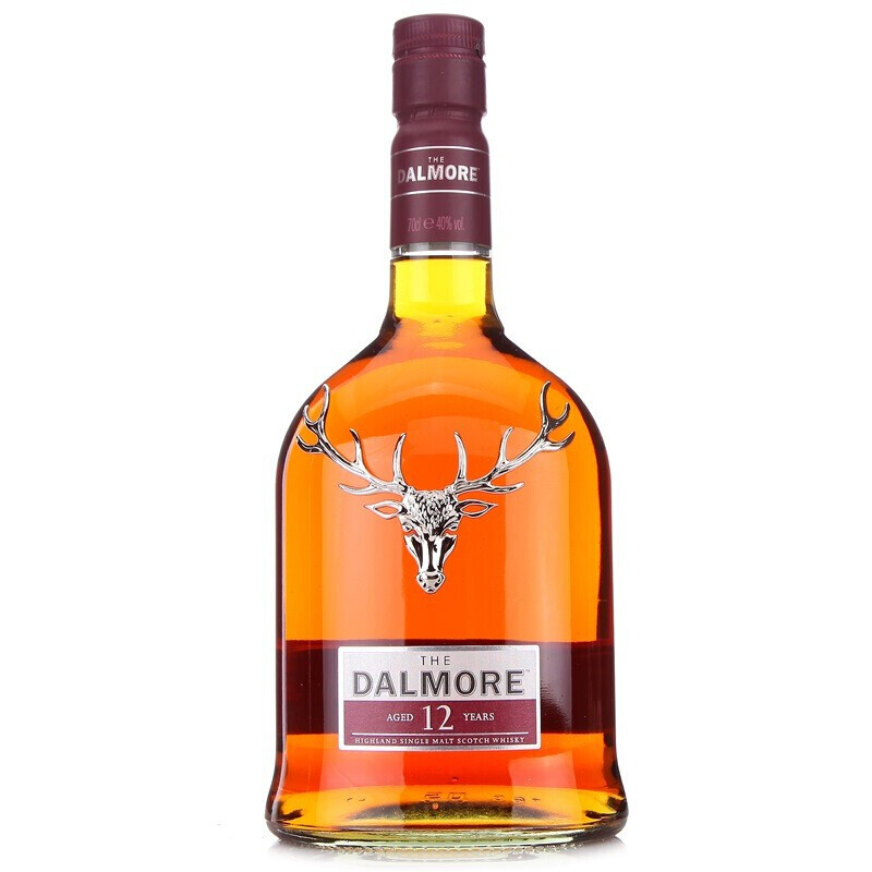 THE DALMORE 大摩 帝摩 大摩 单一麦芽苏格兰威士忌 40%vol 700ml 429元