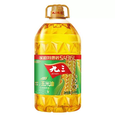 88VIP：九三 非转基因 玉米油 5.436L 55.38元