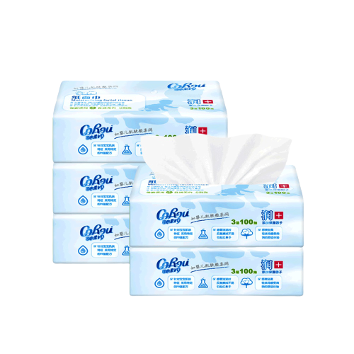 CoRou 可心柔 V9润+系列 婴儿纸面巾 自然无香型 110抽 12包 29.74元（需买3件，