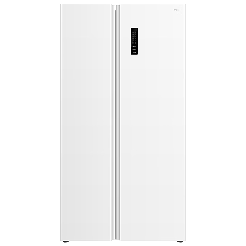 TCL 455升冰箱对开双门 一级能效 【R455V7-S 】595mm超薄机身 2050.2元9.9元家电家