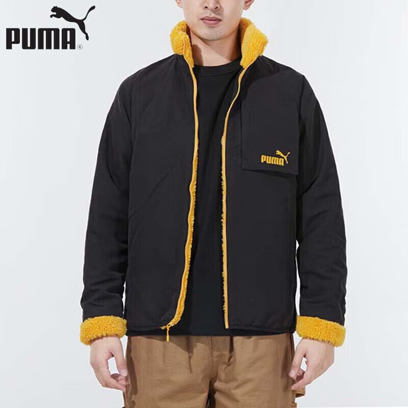彪马 PUMA 双面可穿羊羔绒男运动夹克 535052-37 XL 89.05元 包邮