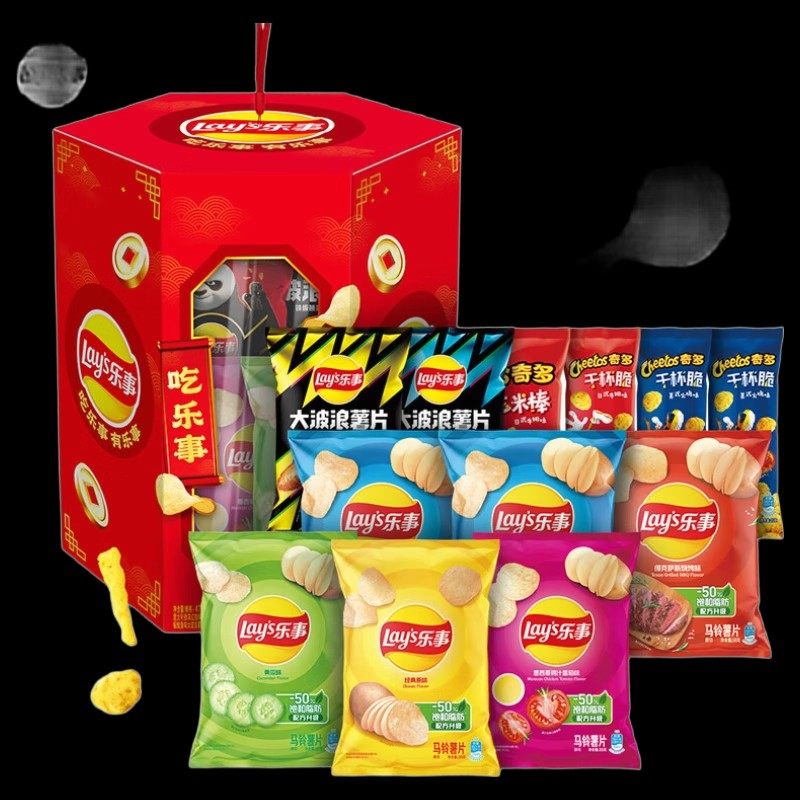 88VIP：乐事 宫灯礼盒. 混合口味478g 14.96元