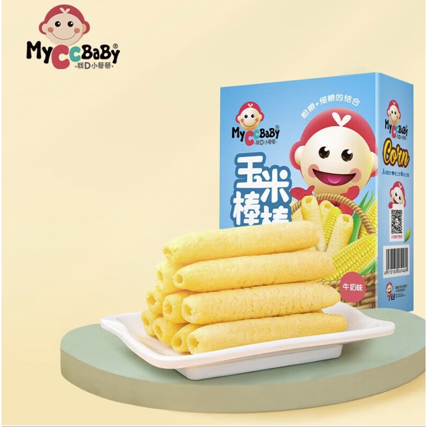 MyCcBaBy 我D小蔡蔡 宝宝零食玉米棒 200g（牛奶味） 2.38元（需买4件，需用券）