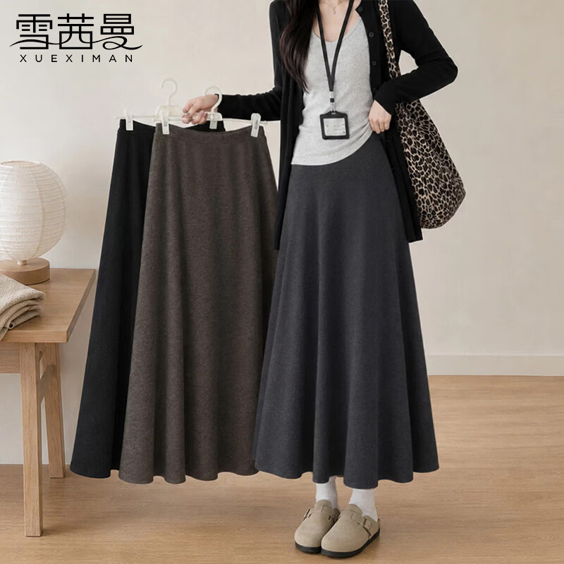 雪茜曼 【糯米半身】女秋季长裙 49.9元（需用券）