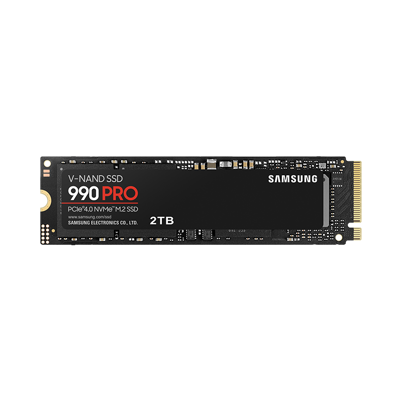 3.8节：三星 2TB SSD固态硬盘 M.2接口 NVMe协议PCIe 4.0 x4 AI电脑配件 读速7450MB/S 99