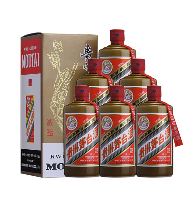 移动端、京东百亿补贴：茅台 MOUTAI 2024年 精品 酱香型白酒 53度 500ml*6 整箱