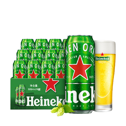 88VIP：Heineken 喜力 经典啤酒 23.75元