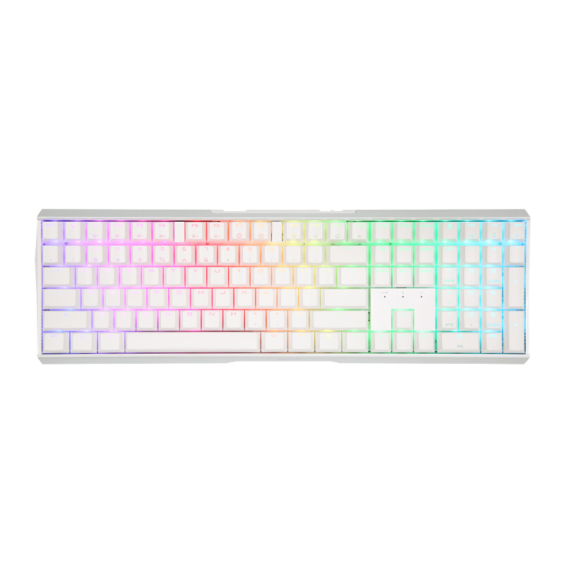 CHERRY MX BOARD 3.0S 109键 2.4G蓝牙 多模无线机械键盘 白色 Cherry红轴 RGB 899元