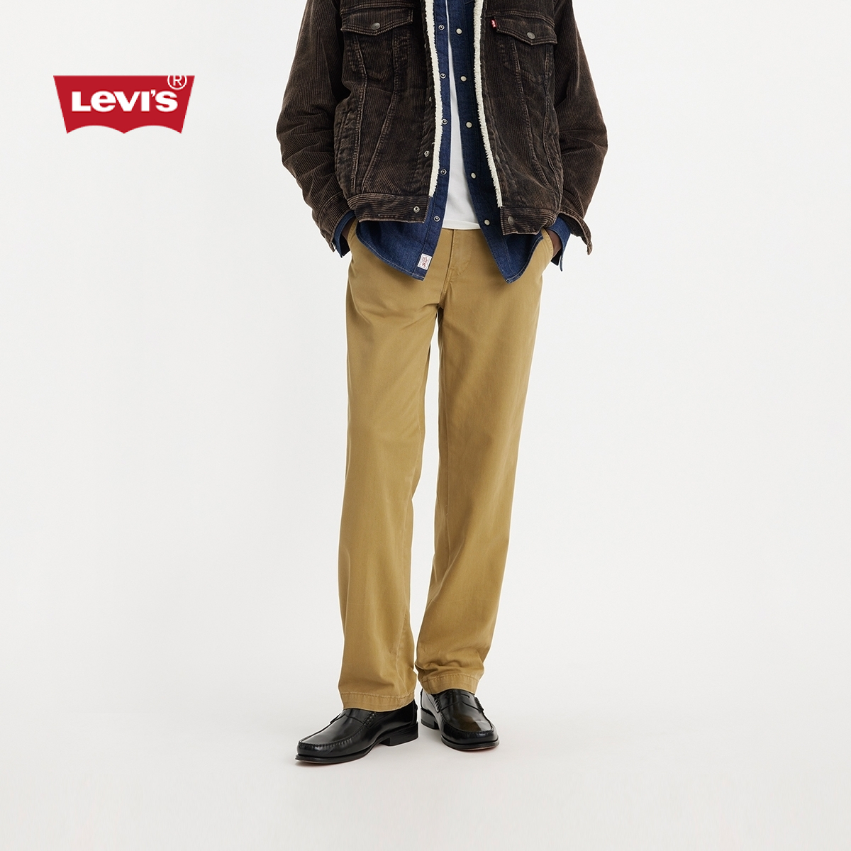 移动端：Levi's李维斯24男士休闲裤直筒复古时尚 256元（淘金币可抵3.02元起）
