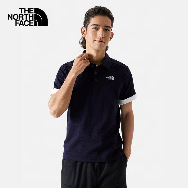 THE NORTH FACE 北面 男女户外舒适透气短袖8AV3 藏青色 199元