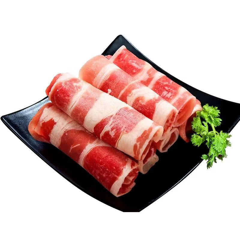 雪花肥牛卷500g*4盒 23.75元