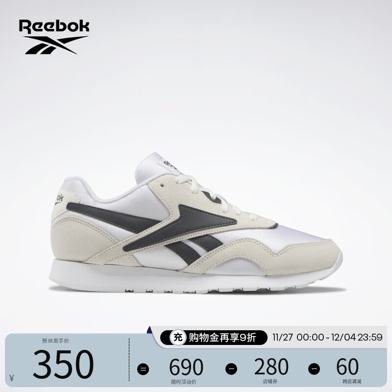 Reebok 锐步 官方休闲鞋男女23新款CLASSIC NYLON PLUS 1994 GY9879 GY9879 中国码:39(25cm),