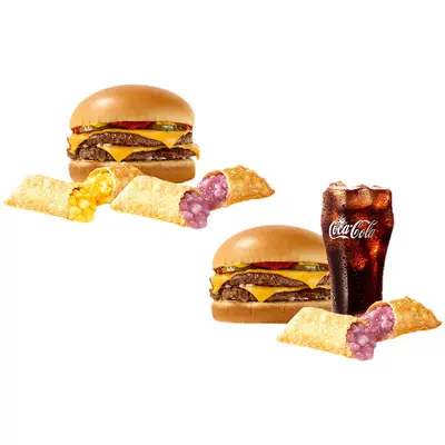 麦当劳 双层吉士汉堡派 三件套 2选1 15.5元