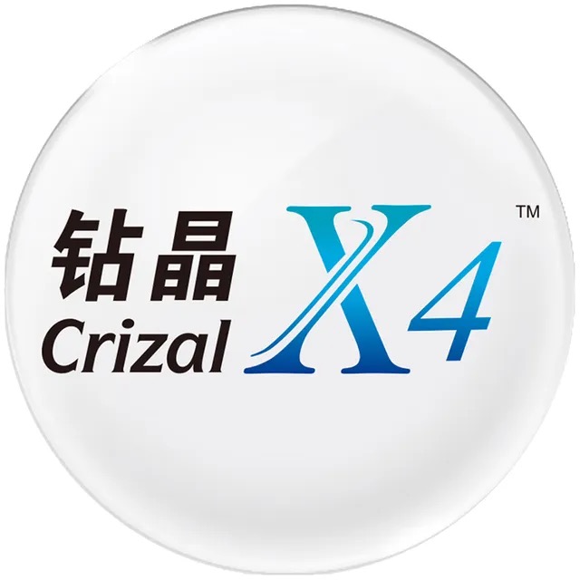 依视路 钻晶X4防蓝光 1.56折射率现片*2（免费升级膜致） 215元
