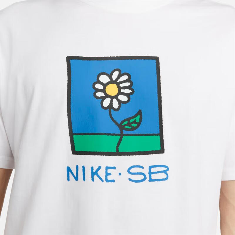 NIKE 耐克 男子滑板T恤 SB FB8139-100 L 119.4元
