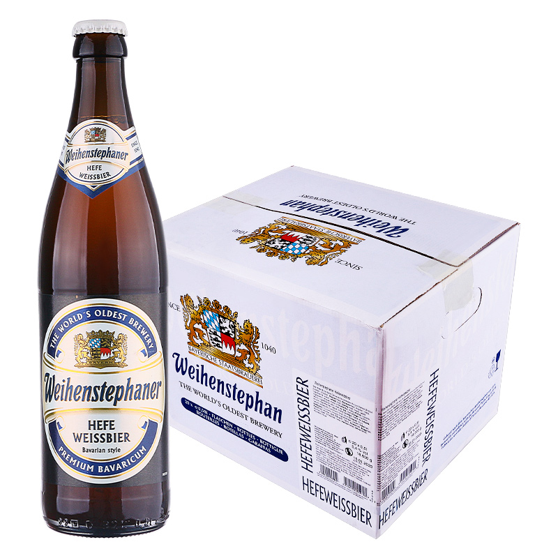 奇盟 维森/唯森啤酒500ml*20瓶装德国Weihenstephan整箱清仓 73.9元（需用券）