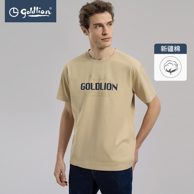 goldlion 金利来 男士纯棉印花短袖T恤 324.72元