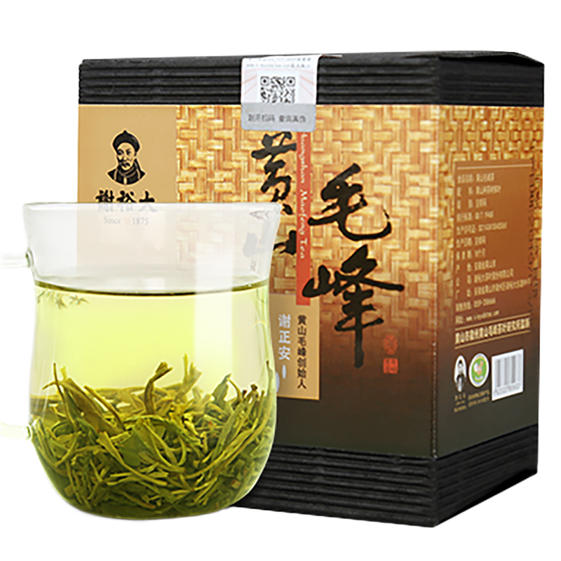 谢裕大茶叶2024新茶上市雨后绿茶三级黄山毛峰原产地野茶100g盒装绿茶 9.16元
