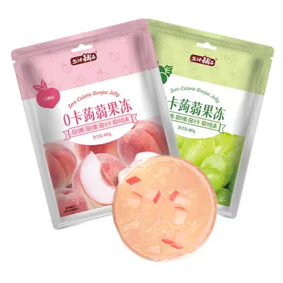 盐津铺子 蒟蒻果冻800g/50包 11.07元（共11.07元+1.83元淘金币）