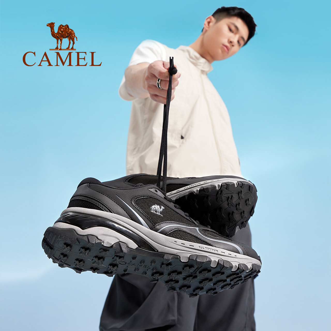 88VIP：CAMEL 骆驼 X13S097020 男款跑步鞋 189.05元