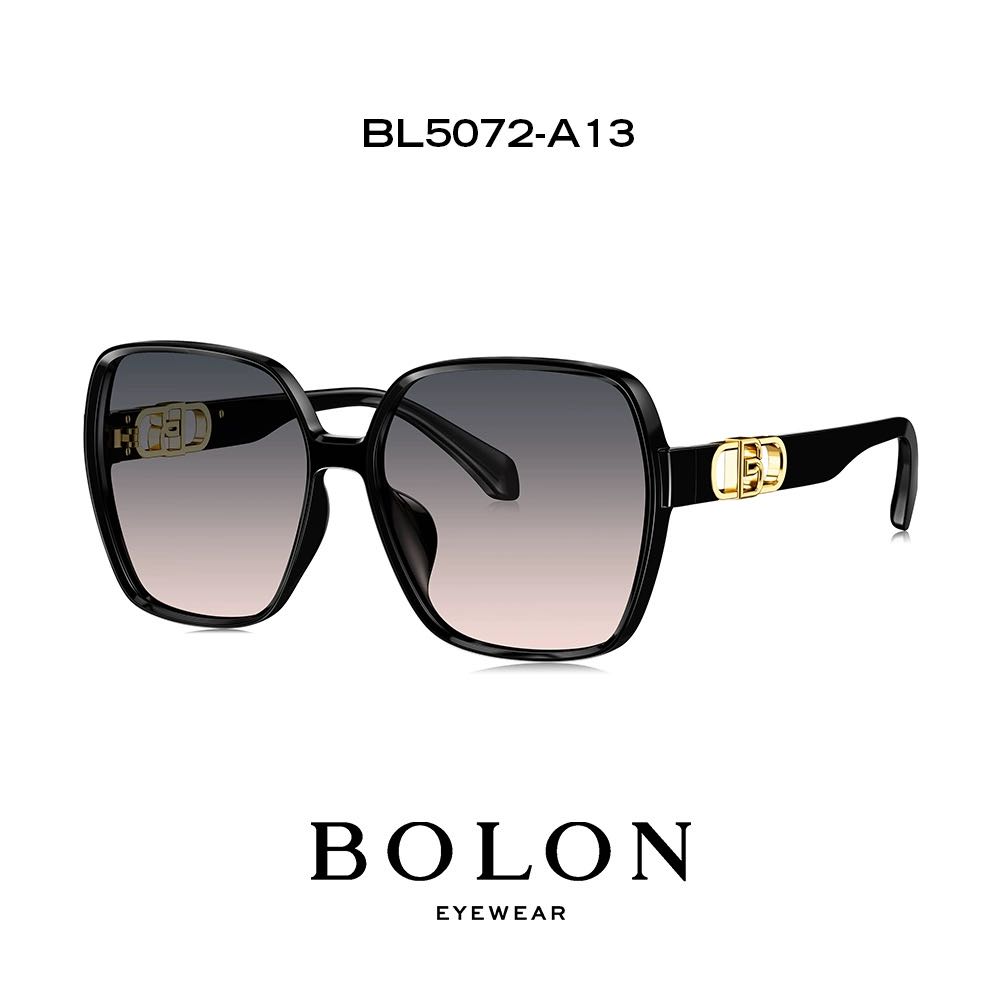BOLON 暴龙 太阳镜女款大框显脸小渐变色防紫外线眼镜可选偏光墨镜BL5072 478