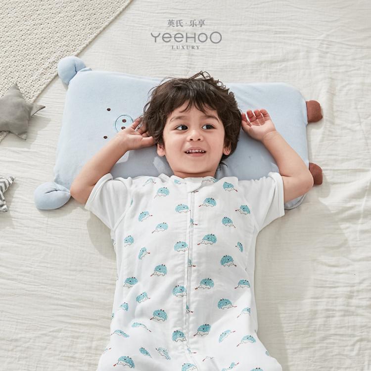 YeeHoO 英氏 乐享Luxury婴儿童分腿竹棉睡袋透气四季短袖长袖 239元